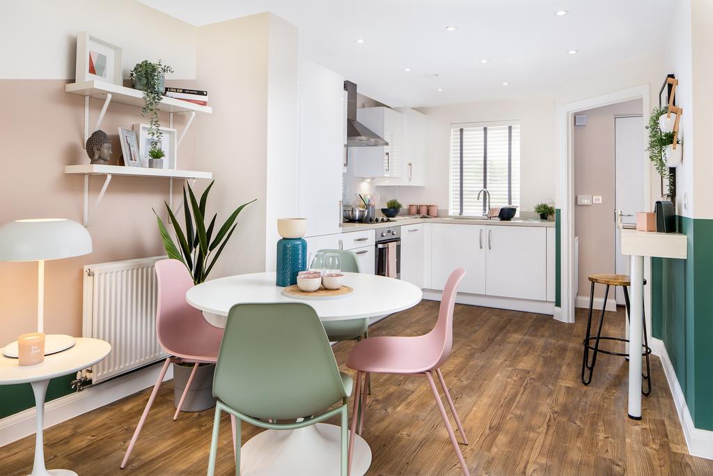 Kitchen with dining area in the Denford 2...