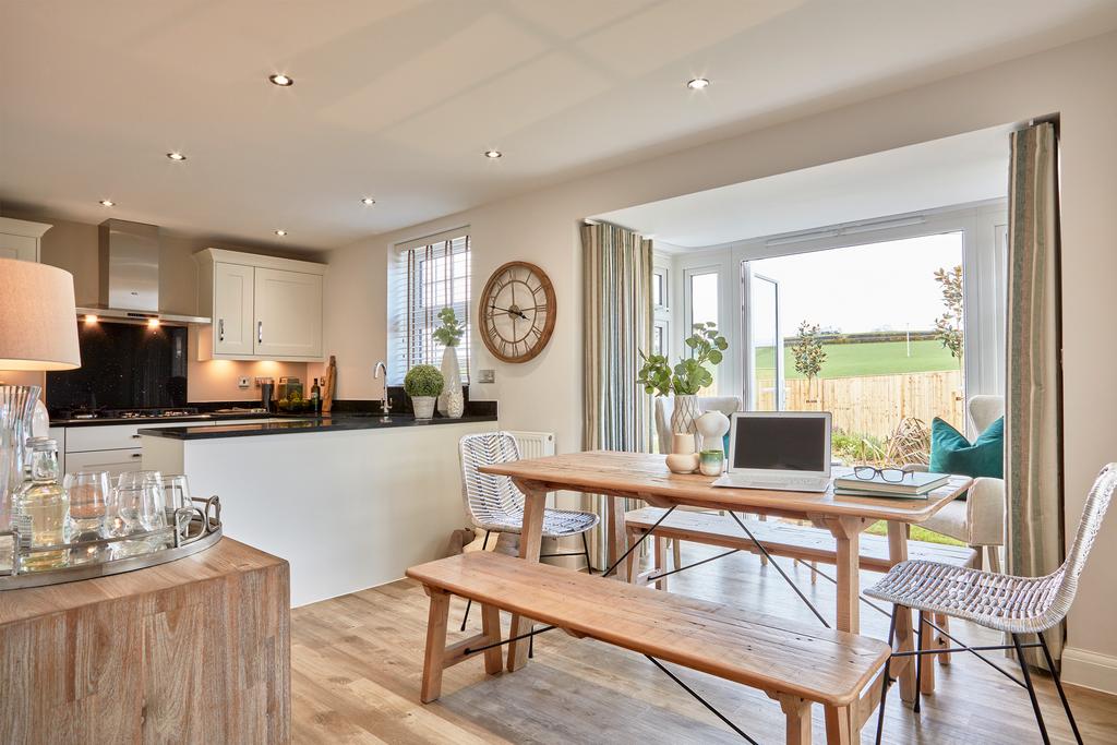 Open plan kitchen in the Hollinwood 4 bedroom home