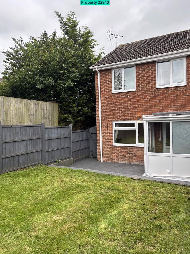 Rear garden