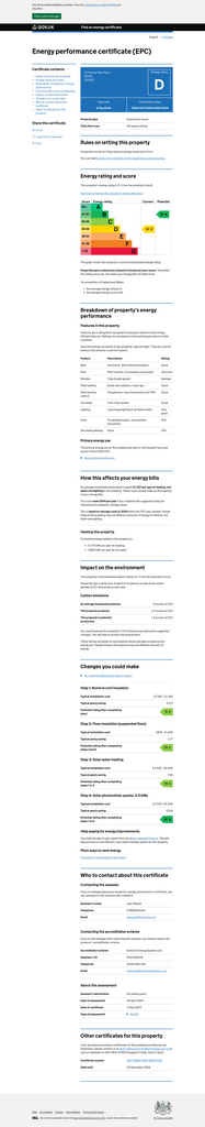 EPC Certificate