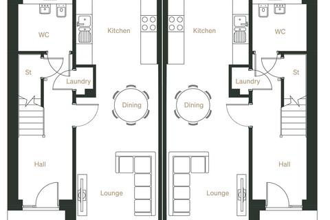 3 bedroom semi-detached villa for sale, Bangour Village Estate, Dechmont EH52