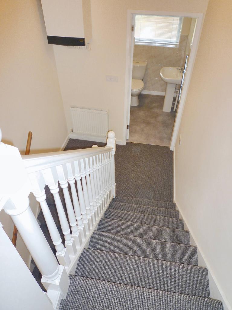 Stairs and half landing