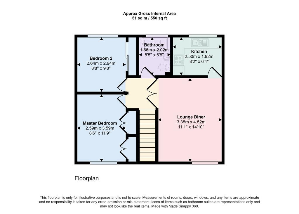 Lancaster Way, Fellgate, Jarrow, Tyne... 2 bed flat for sale £80,000