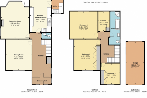 4 bedroom detached house to rent, South Croydon, South Croydon, Surrey, CR2