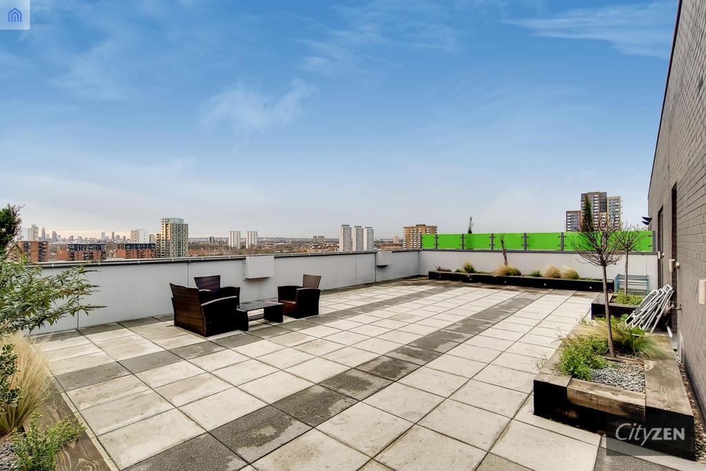 Private roof terrace