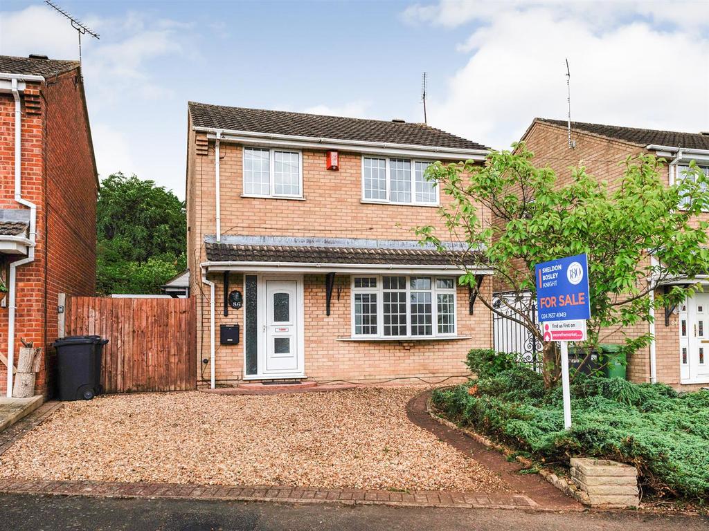 Merlin Avenue, Nuneaton 3 bed detached house for sale £250,000