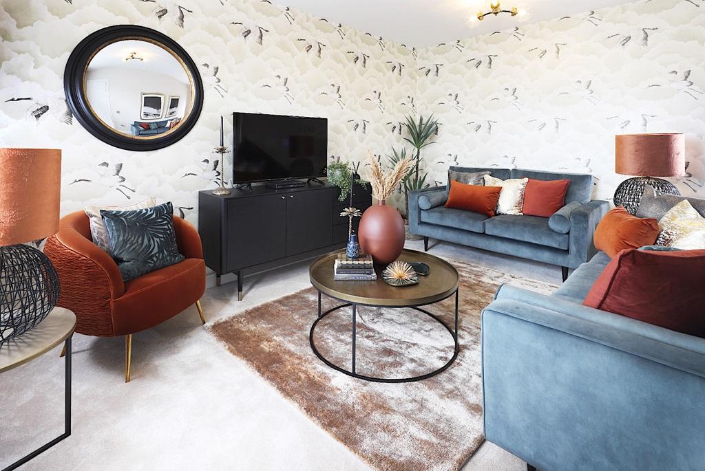 The family living room is perfect for relaxing