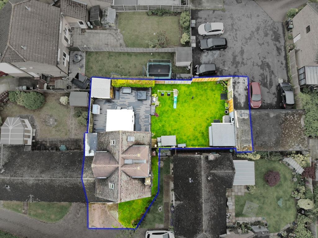 Aerial of plot
