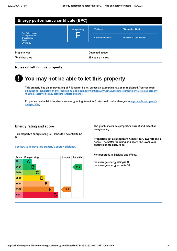 Energy performance c