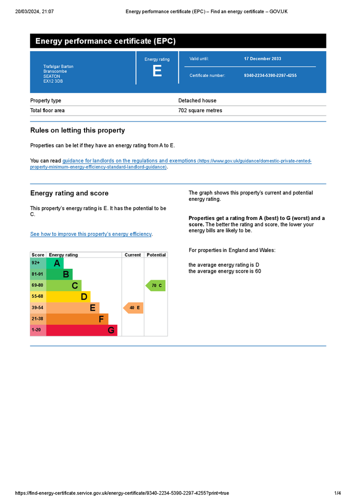 Energy performance c