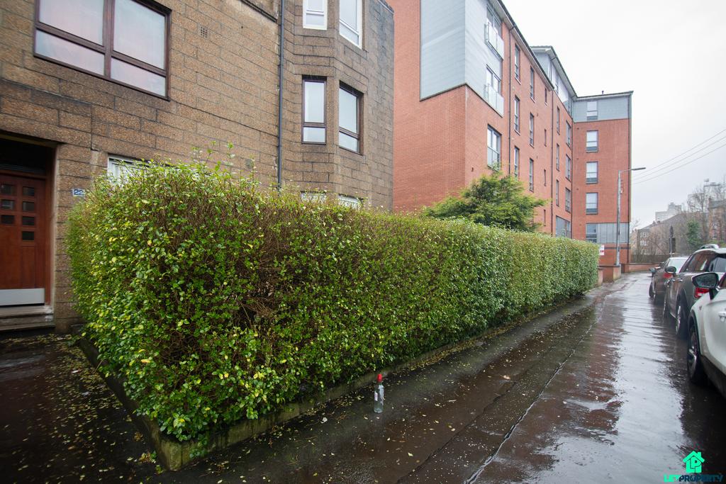 Street scene with property