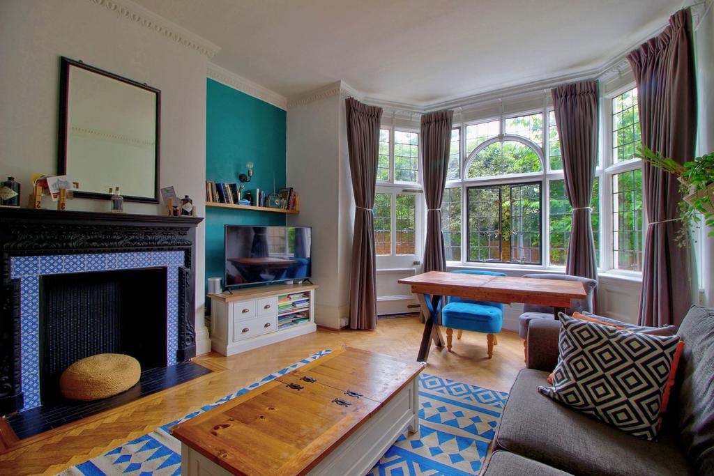 Living Room with door to gardens