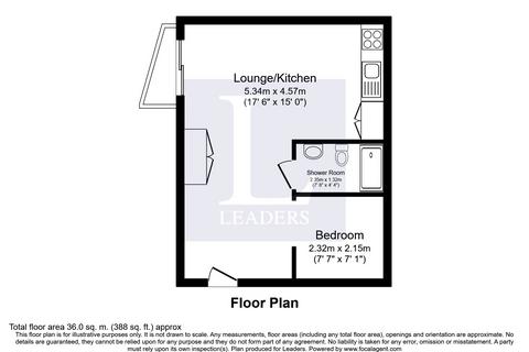 Studio to rent, Colorado Building, SE13