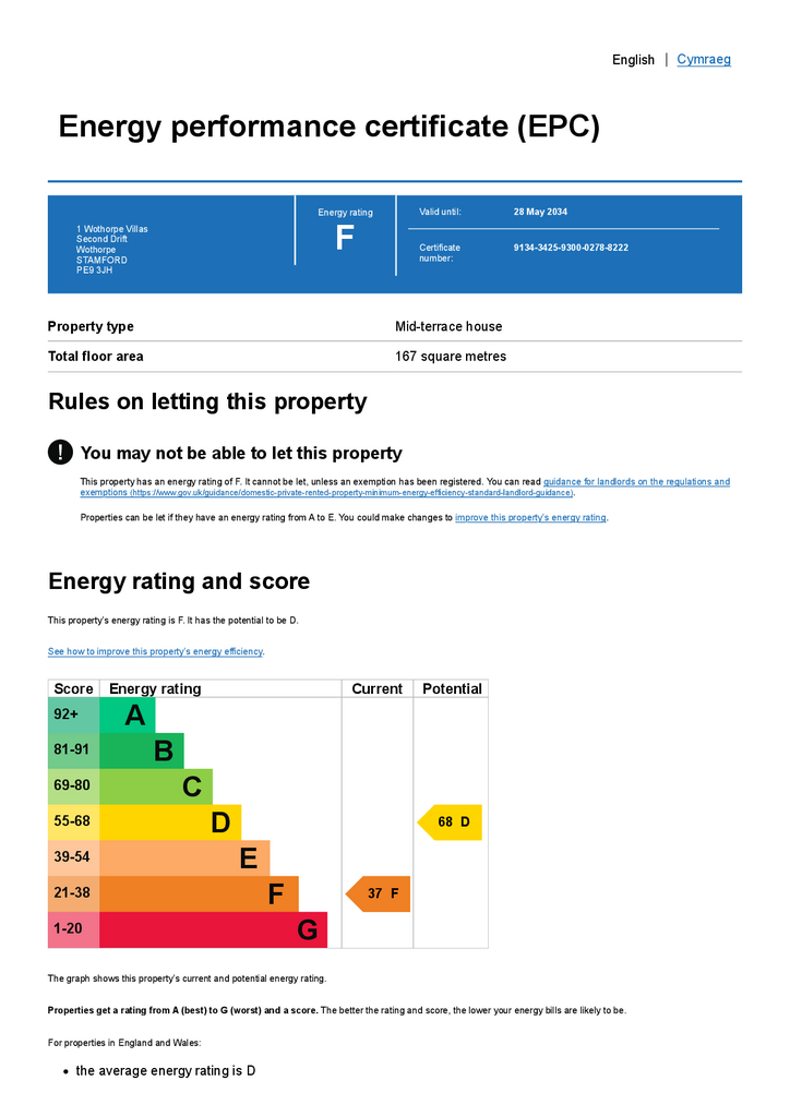 EPC Certificate