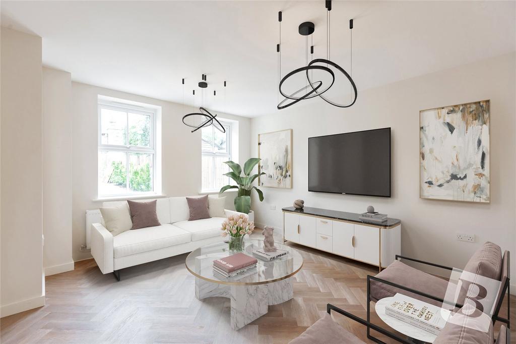 Staged Living Room