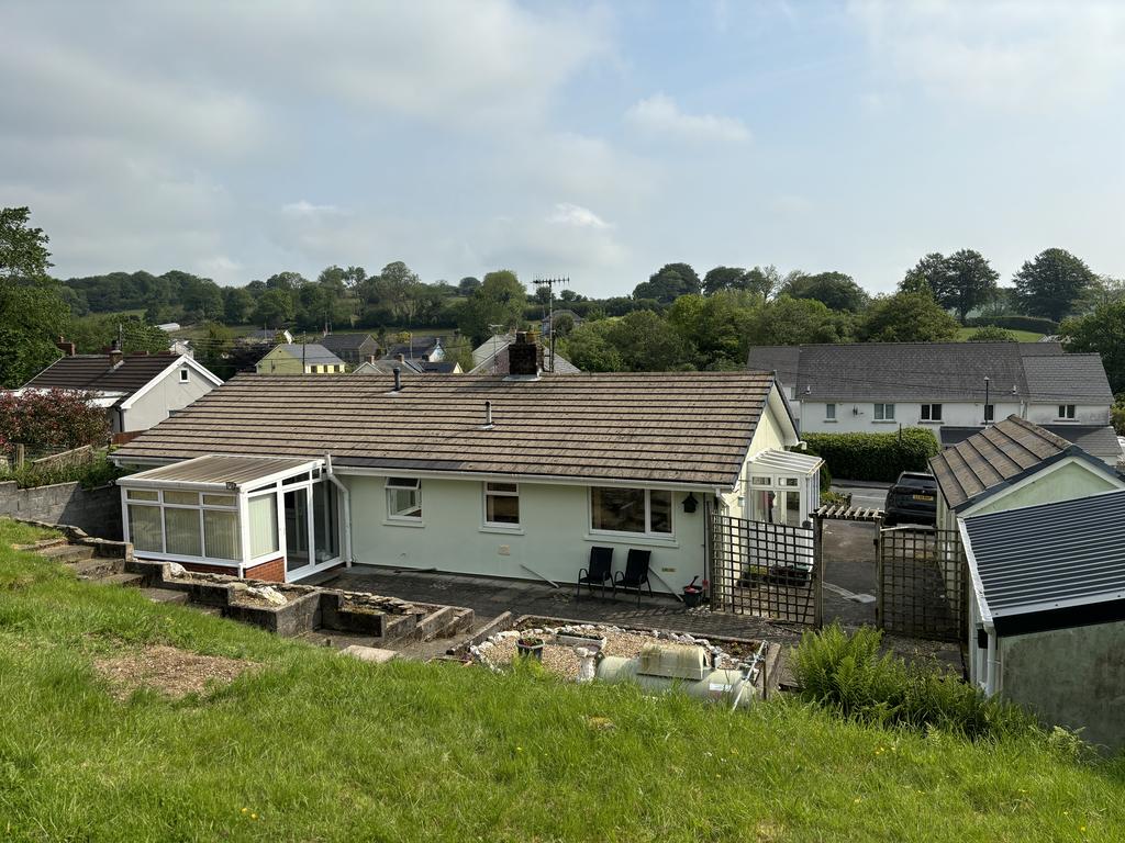 Rear of property