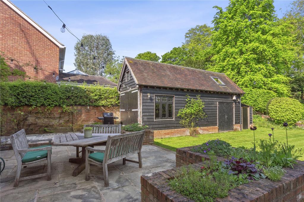 Patio and Garage
