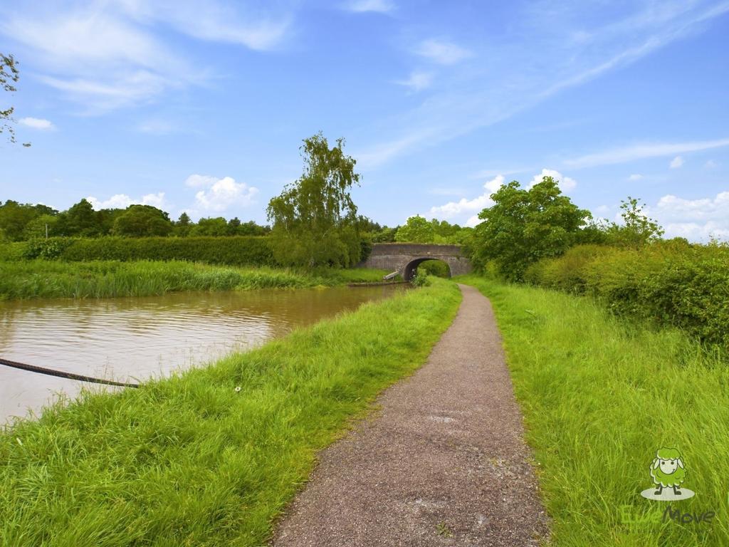 Canal at front of the house