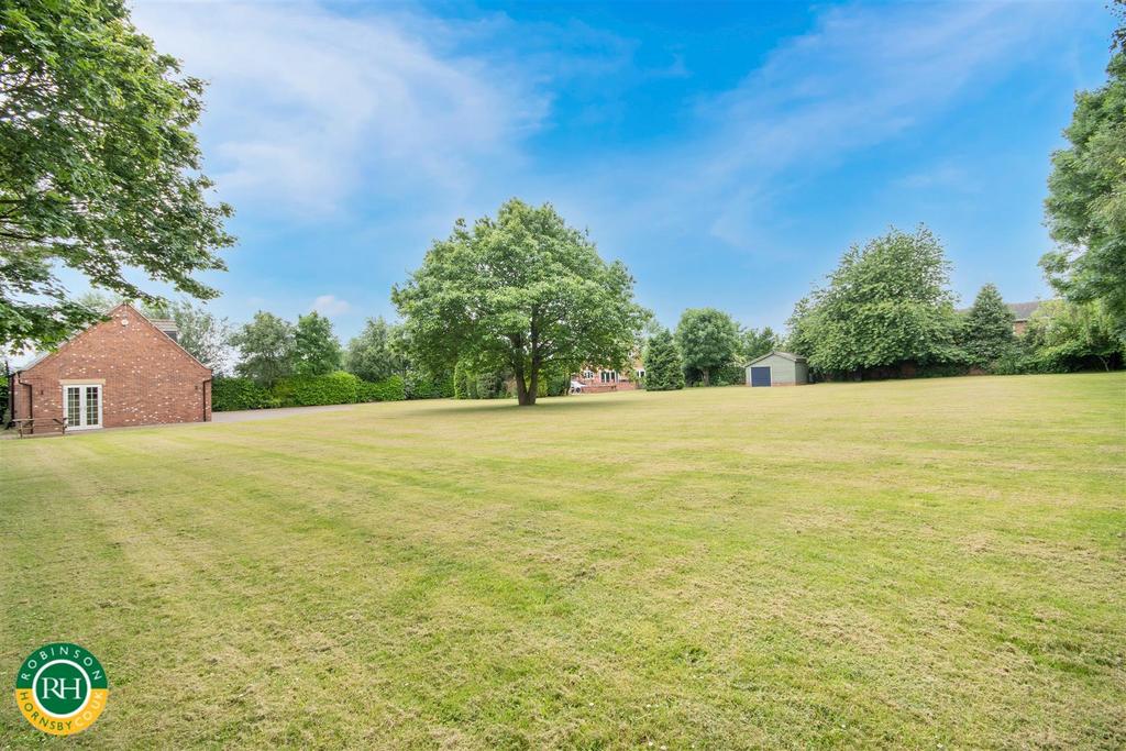 Lawned grounds