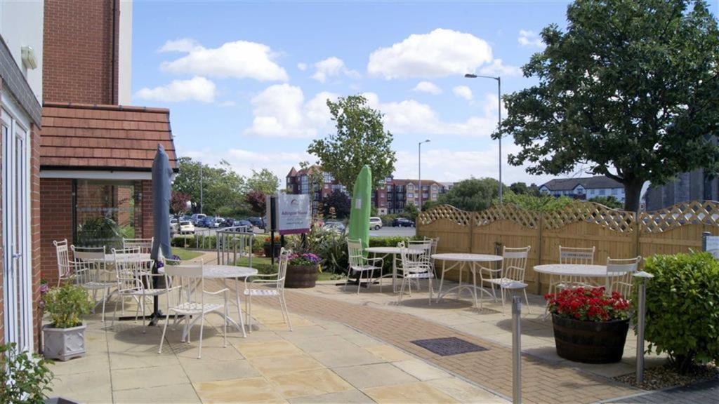 Outside dining area