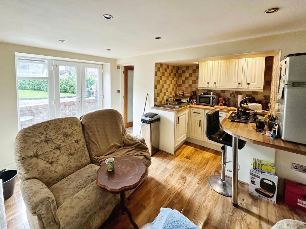 Basement Kitchen &amp; Living Room