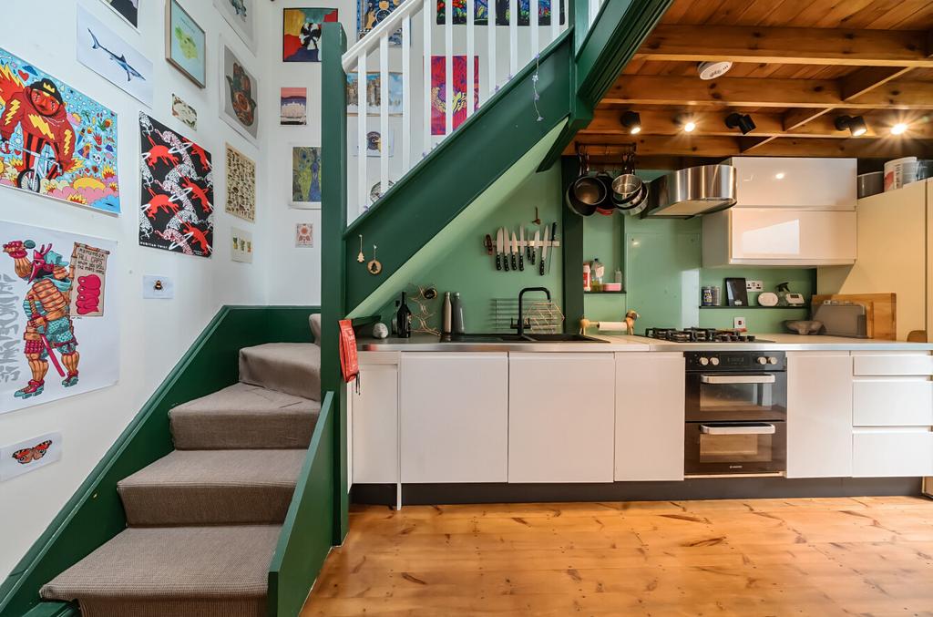 Stairs To Mezzanine
