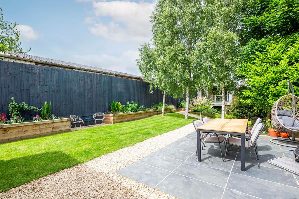 Lawn and Seating Area