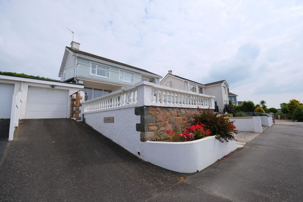 Garage entrance and driveway parking