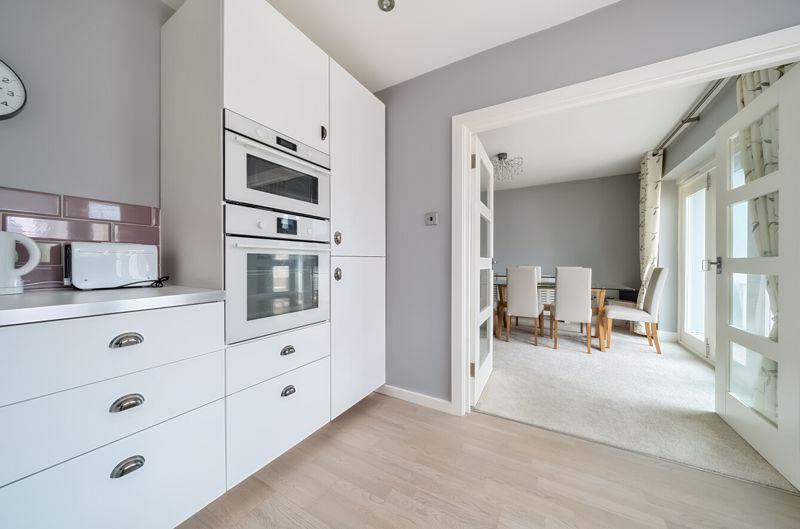 Kitchen and view of