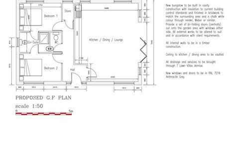 2 bedroom property with land for sale, Lawn Villas, Calow, Chesterfield