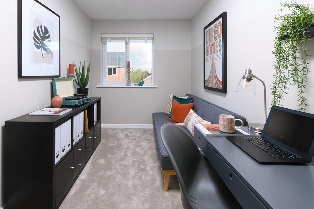 Versatile 3rd bedroom, perfect as a study room