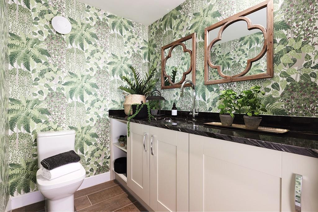 A handy downstairs cloakroom