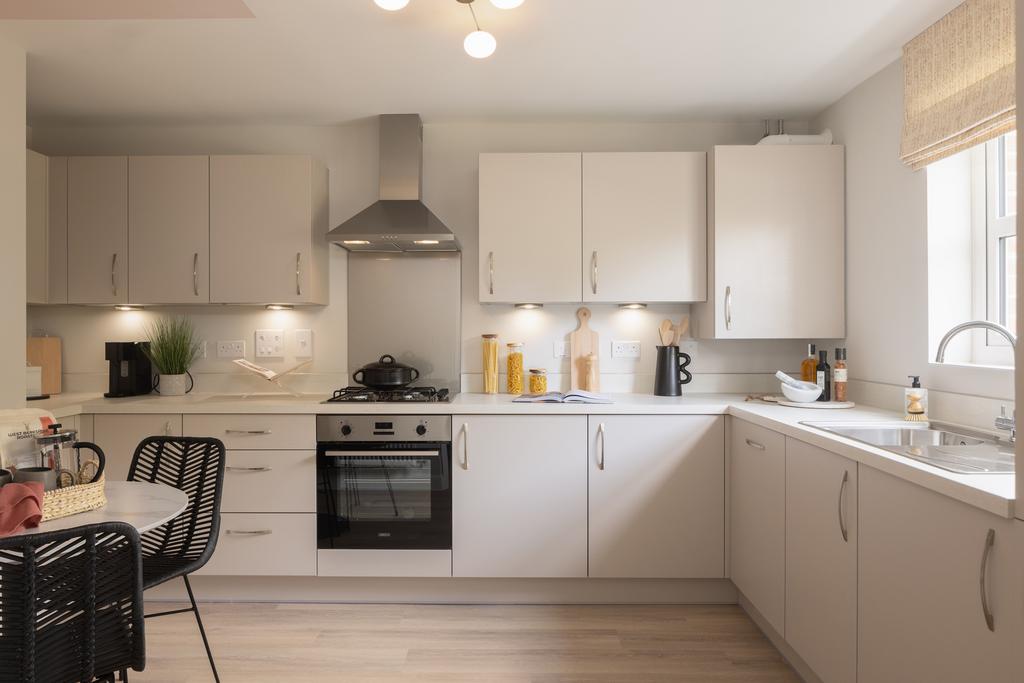 Kitchen in 3 bed Portmore show home