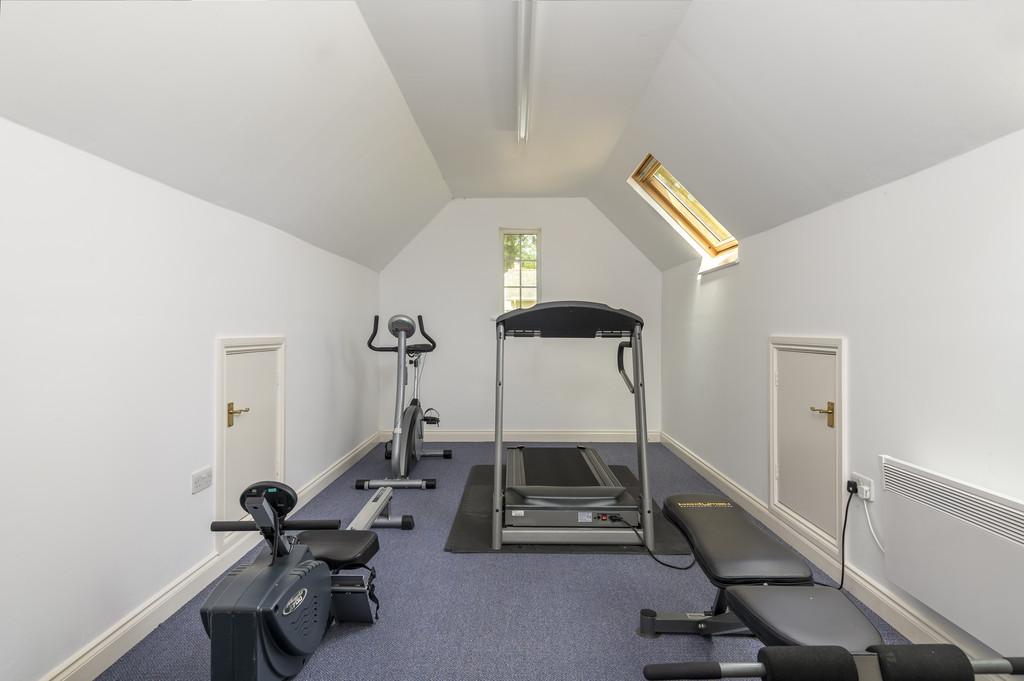 Gym Over Double Garage