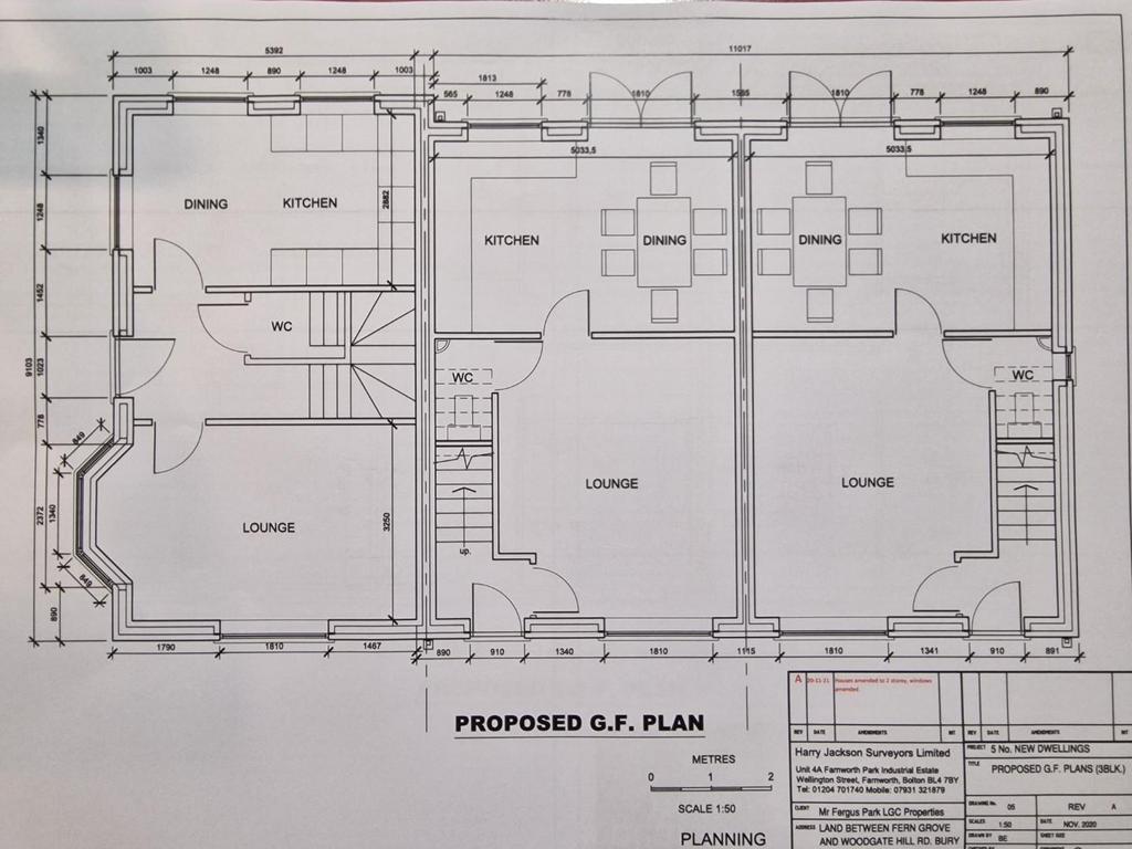 Plans Block Of Three