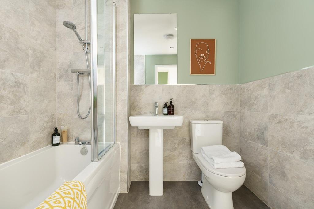 Energy-efficient family bathroom