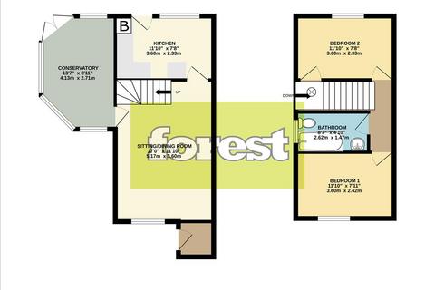 2 bedroom end of terrace house for sale, Windermere Close, Feltham, Middlesex, TW14