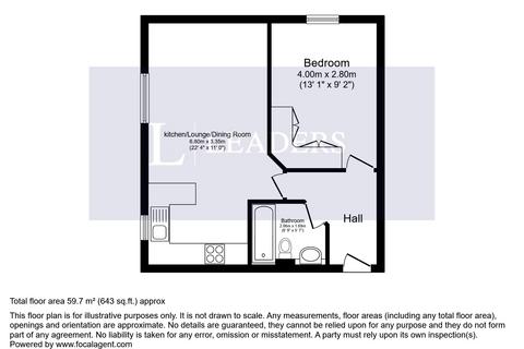 1 bedroom apartment to rent, Hamilton Court, Cumberland Place