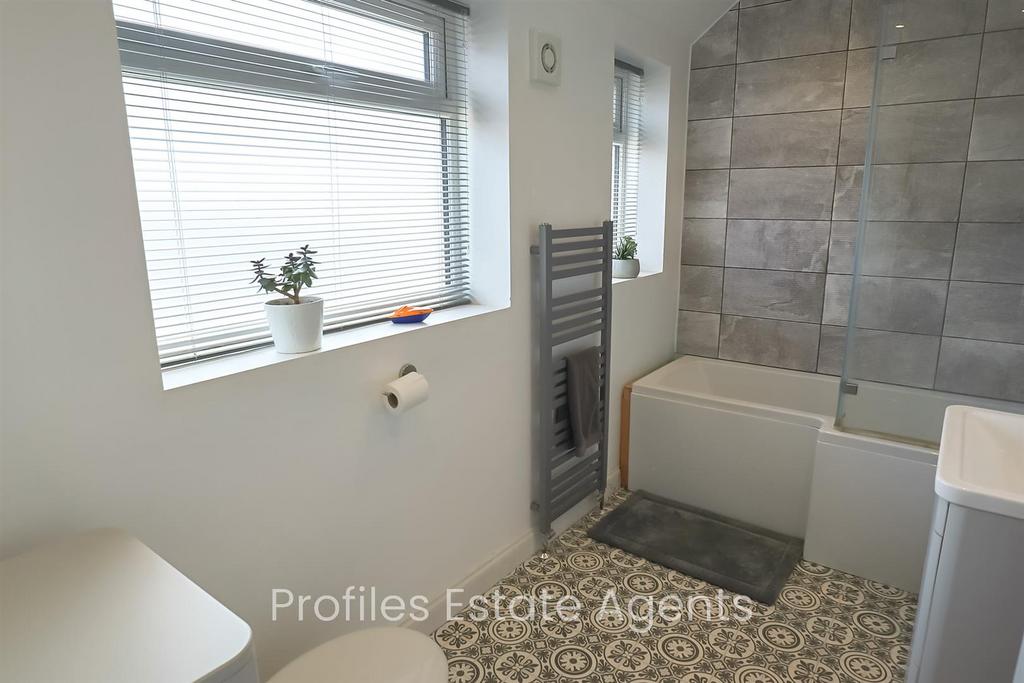 Luxury modern bathroom (front).