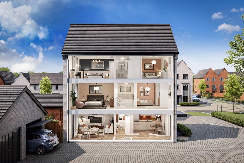 The Ashbury offers a mix of bedrooms &amp; sociable...