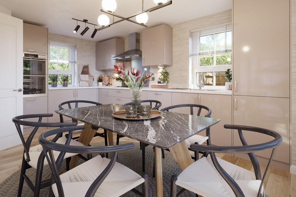 Kitchen and dining room in an Alfreton