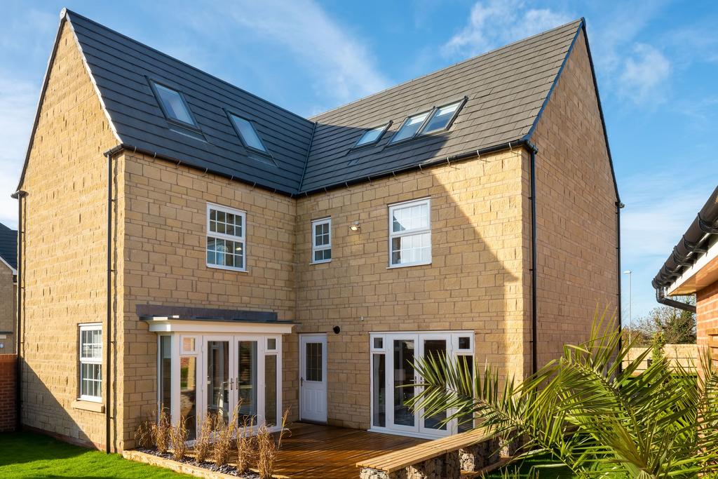 Moreton French doors onto the garden