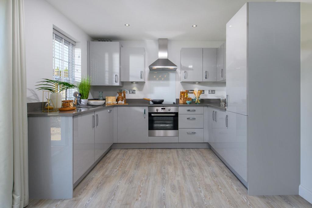 Internal image of the Ellerton kitchen