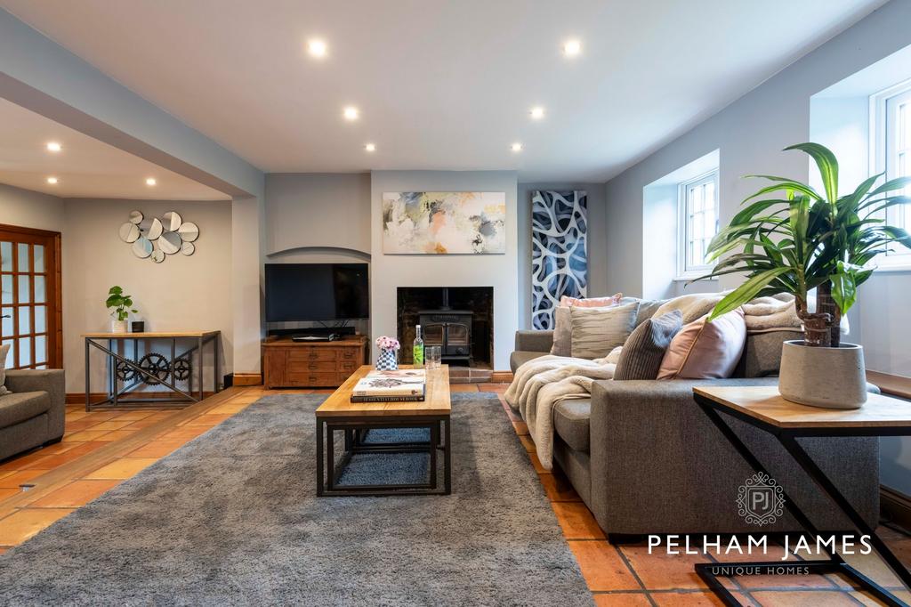 Sitting Room, Garden, Riverside Cottage,...