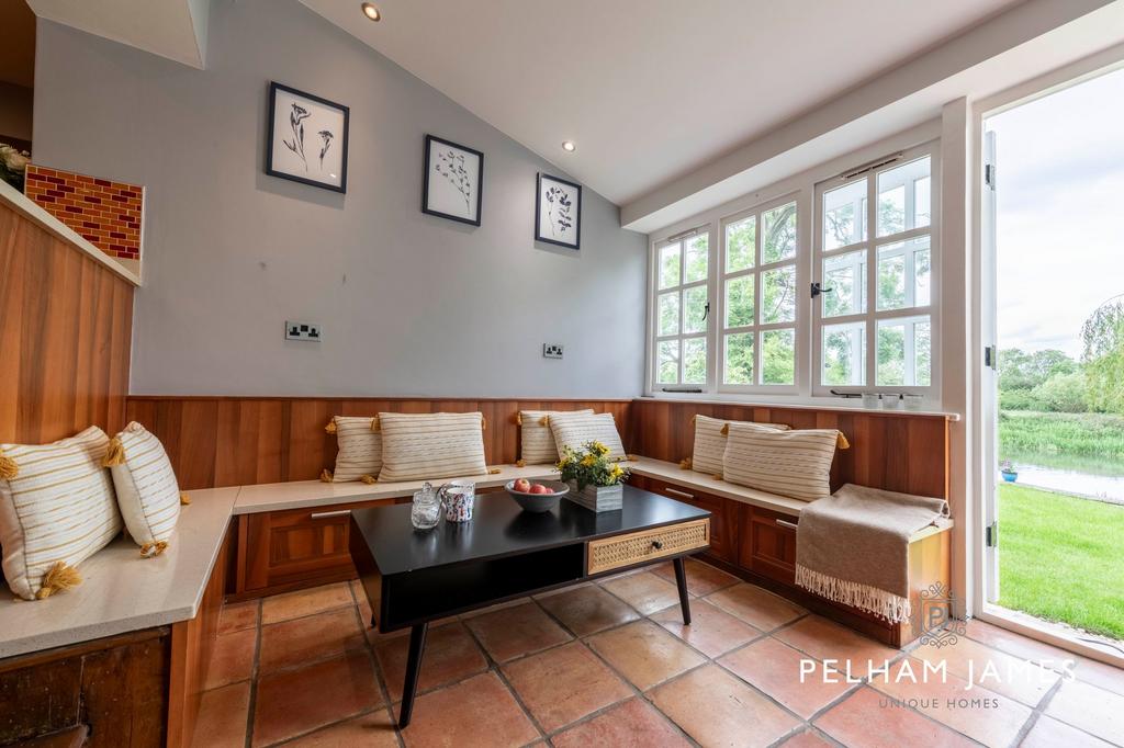 Dining Room, Garden, Riverside Cottage,...