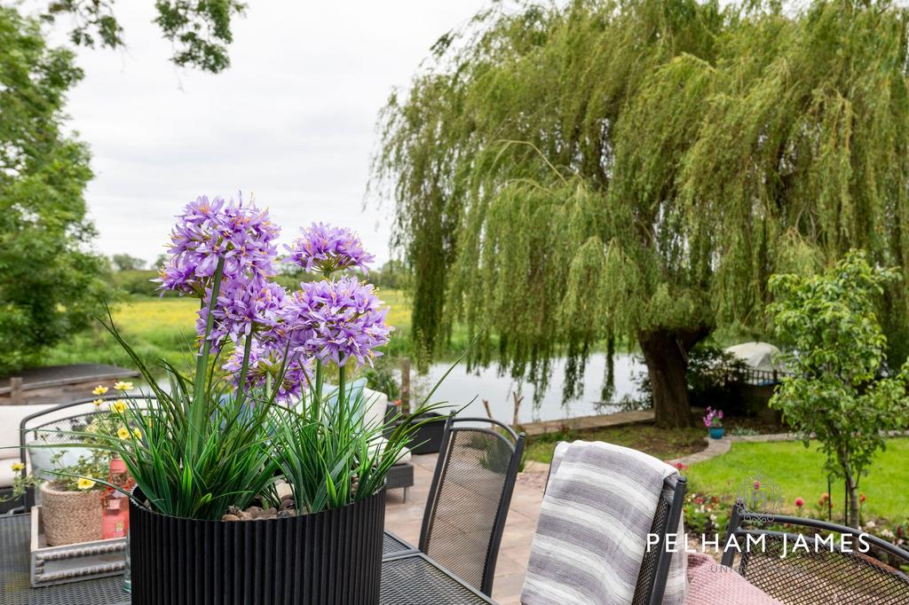 Garden, Riverside Cottage, Stibbington