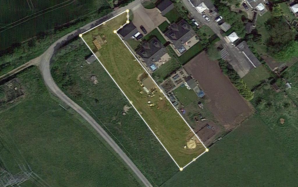 Millfield house plot for sale aerial