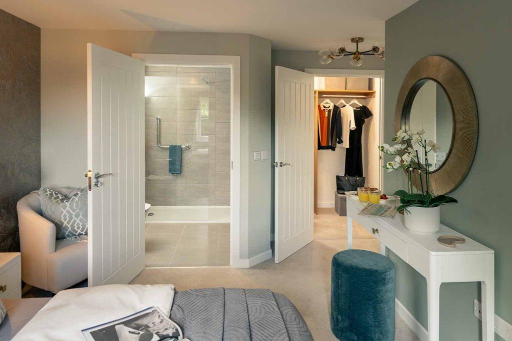 Show Apartment Bedroom with Walk-in-wardrobe &amp;...