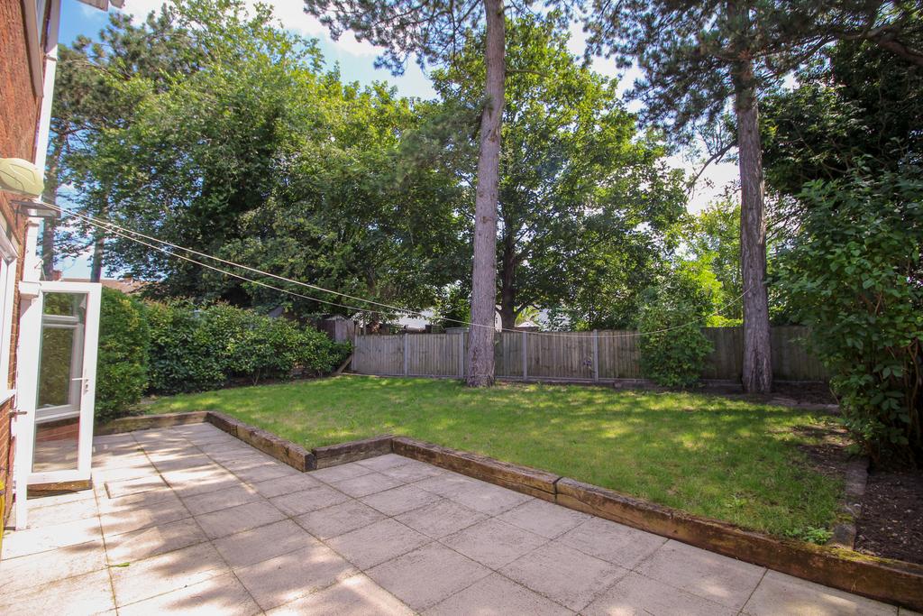 Rear garden patio