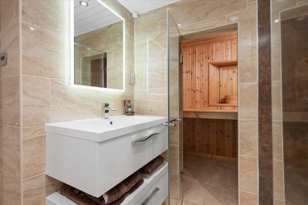 Sauna off the